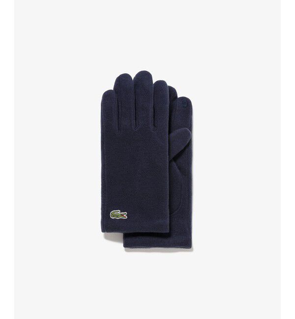 LACOSTE「サスティナブルジャージグローブ」|手袋|