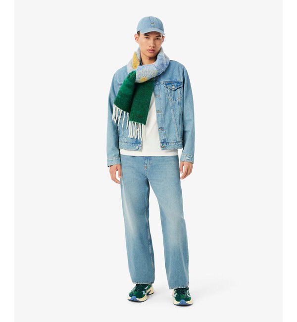 LACOSTE「ランドスケープワニロゴワンポイントTシャツ」|Tシャツ・カットソー|