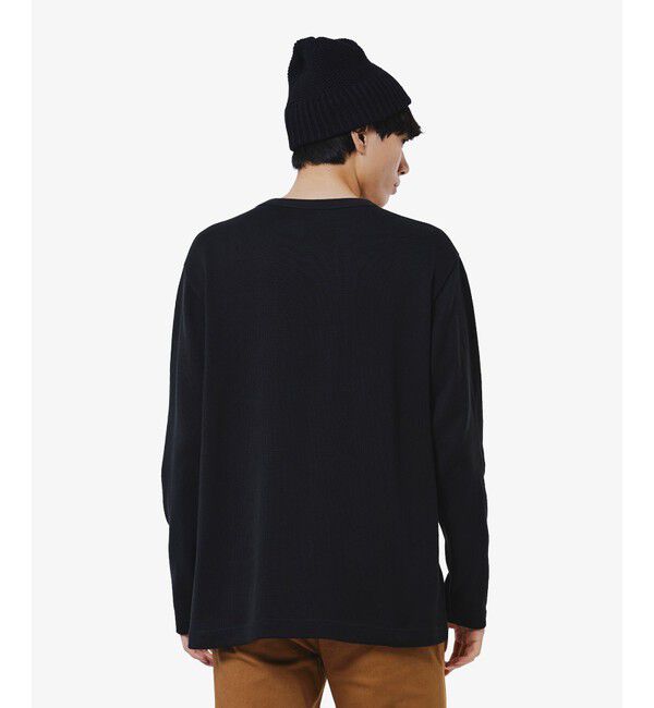 LACOSTE「ヘビーウェイトシングルジャージ長袖Tシャツ」|Tシャツ・カットソー|