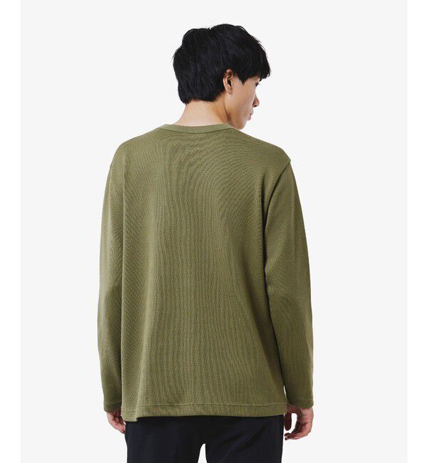 LACOSTE「ヘビーウェイトシングルジャージ長袖Tシャツ」|Tシャツ・カットソー|