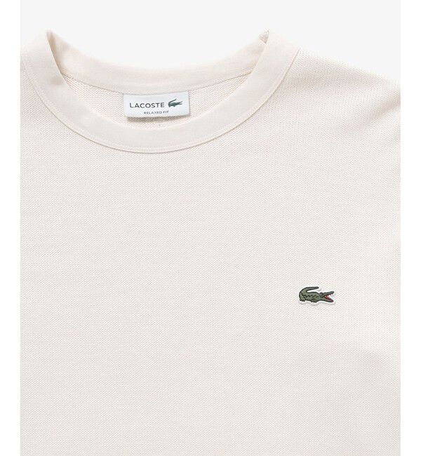 LACOSTE「ヘビーウェイトシングルジャージ長袖Tシャツ」|Tシャツ・カットソー|