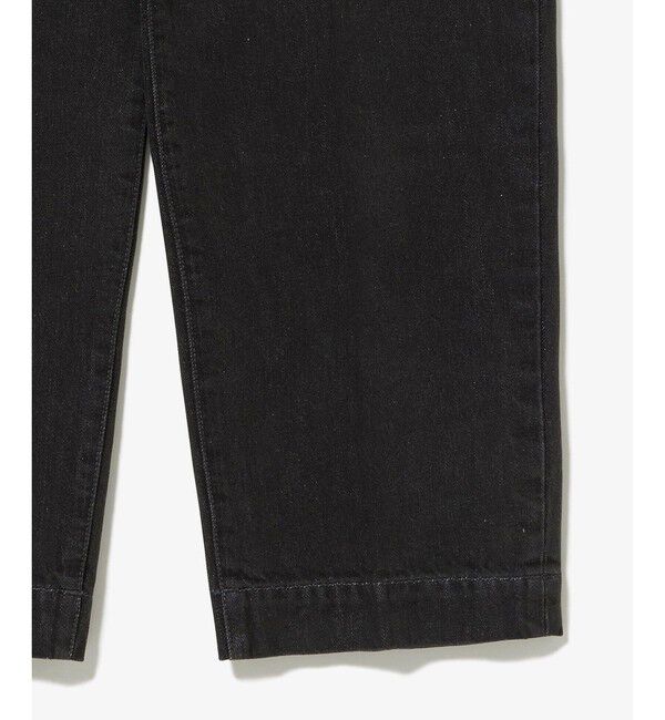 LACOSTE「プリーツエフェクトデニム ワークパンツ」|デニム|