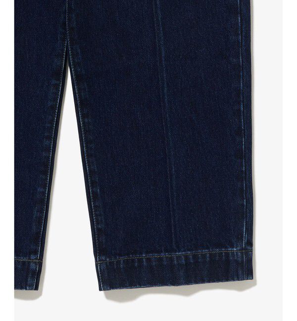 LACOSTE「プリーツエフェクトデニム ワークパンツ」|デニム|