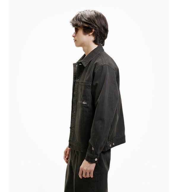 LACOSTE「デニムトラッカージャケット」|デニムジャケット|