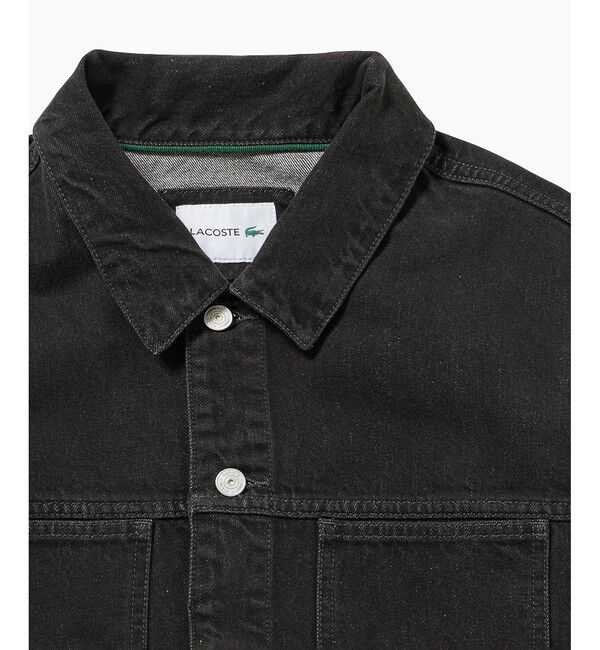 LACOSTE「デニムトラッカージャケット」|デニムジャケット|