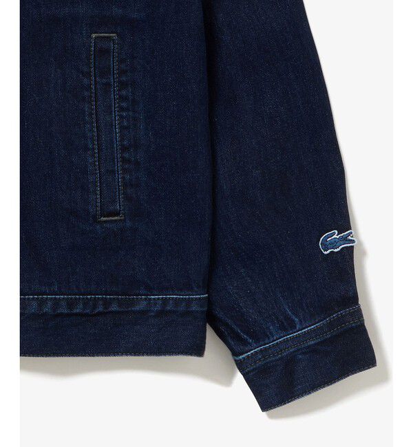 LACOSTE「デニムトラッカージャケット」|デニムジャケット|