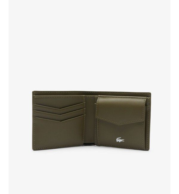 LACOSTE「オシアン グレインレザー2つ折りウォレット」|財布|