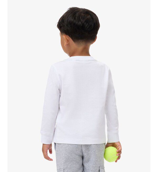 LACOSTE「【EC only】JUNIORベーシックワニロゴパッチ長袖Tシャツ」|Tシャツ・カットソー|