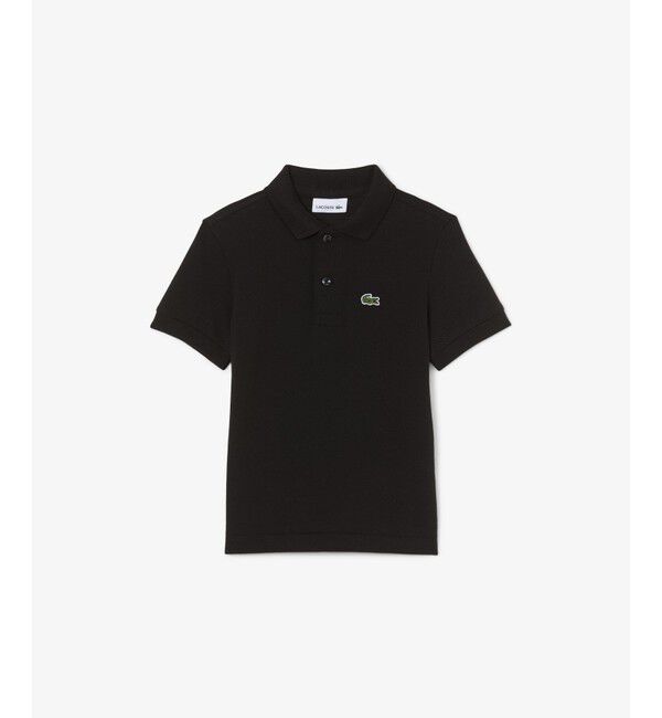 LACOSTE「【EC only】Boys ポロシャツ (半袖)」|ポロシャツ|ブラック