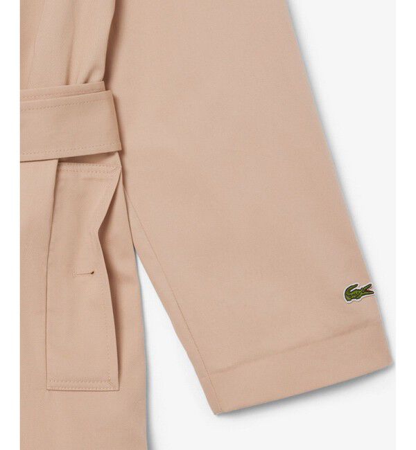 LACOSTE「オーバーサイズ撥水トレンチコート」|トレンチコート|