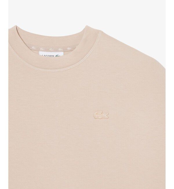 LACOSTE「オーバーサイズダブルフェイスジャージ クルーネックスウェットシャツ」|スウェット・ジャージ|