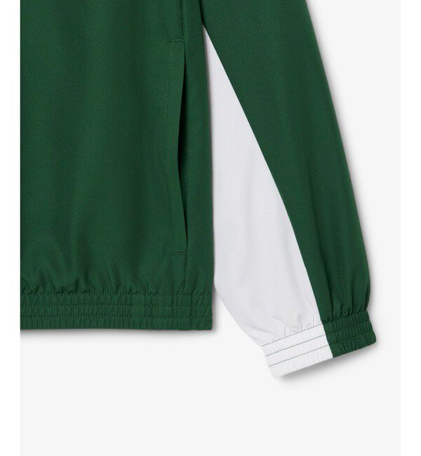 LACOSTE「カラーブロック フーデッドトラックジャケット」|パーカー|