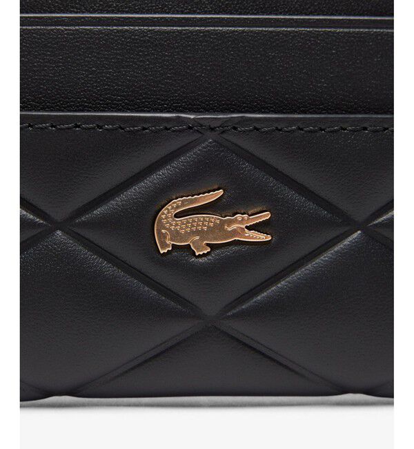 LACOSTE「クロコダイル キルティングレザーカードケース」|名刺入れ・カードケース|