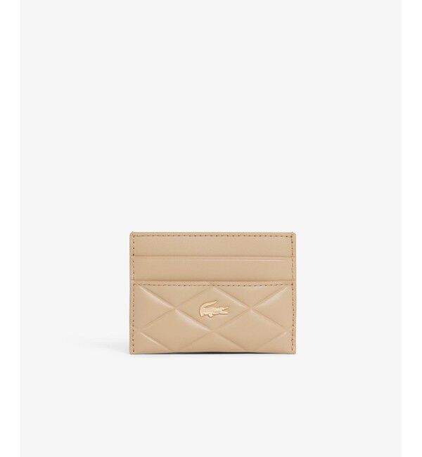 LACOSTE「クロコダイル キルティングレザーカードケース」|名刺入れ・カードケース|