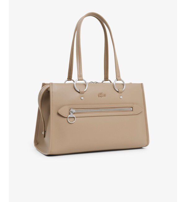 LACOSTE「セリス ワントーンハンドルバッグ」|ハンドバッグ|