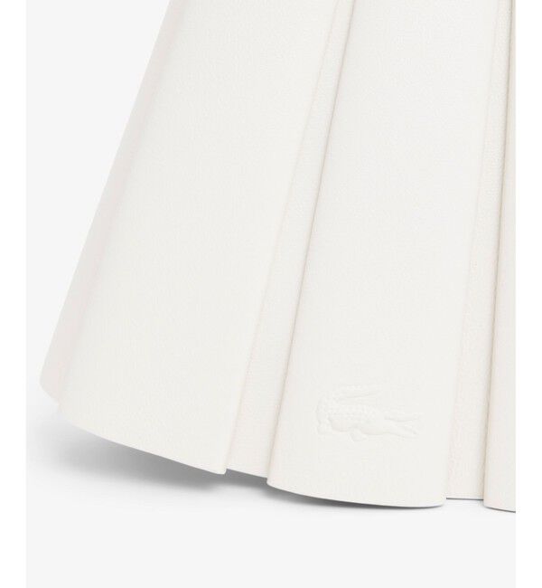 LACOSTE「ランラン レザープリーツトートミニバッグ」|ハンドバッグ|