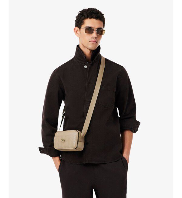 LACOSTE「モノグラム コンビネーションレポーターバッグ」|ショルダー・メッセンジャー|