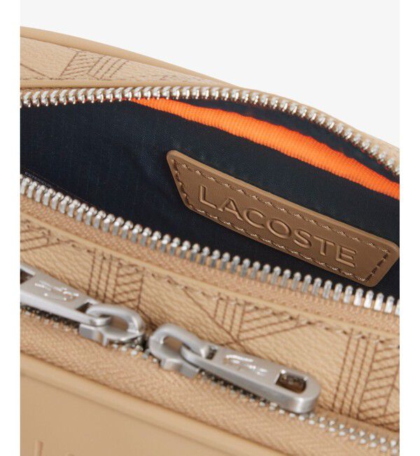LACOSTE「ザ ブレンド モノグラムコンビレポーターバッグ」|ショルダー・メッセンジャー|