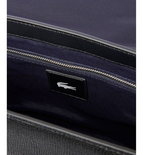 LACOSTE「オシアン レザーフラップ ショルダーバッグ」|ショルダー・メッセンジャー|