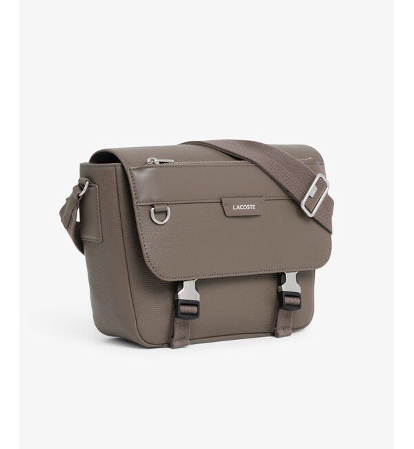 LACOSTE「オシアン レザーフラップ ショルダーバッグ」|ショルダー・メッセンジャー|