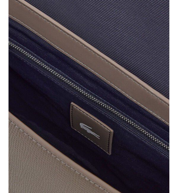 LACOSTE「オシアン レザーフラップ ショルダーバッグ」|ショルダー・メッセンジャー|