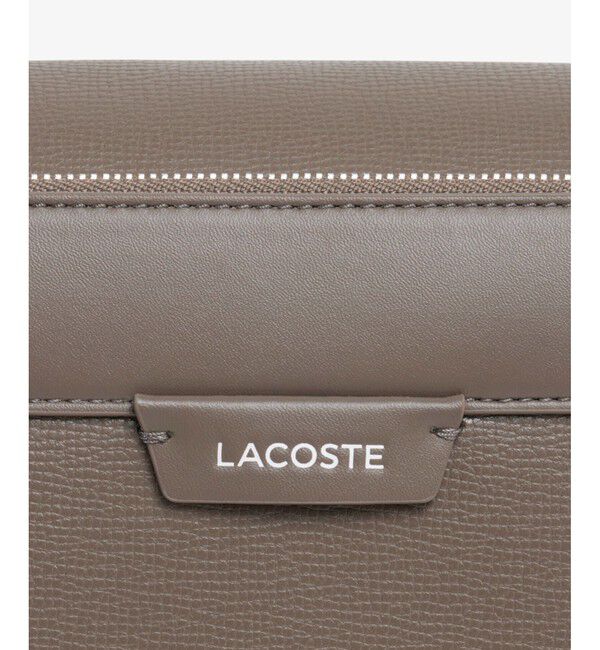 LACOSTE「オシアン レザーフラップ ショルダーバッグ」|ショルダー・メッセンジャー|