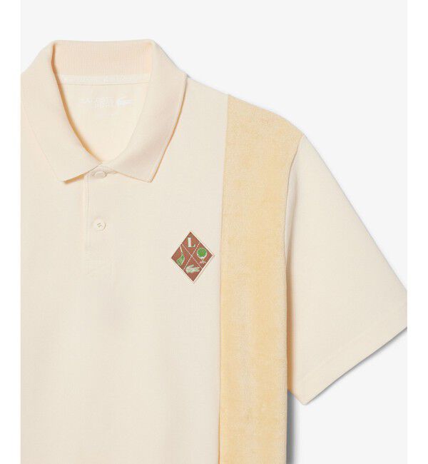 LACOSTE「サイドパネルパイル地切り替えゴルフポロシャツ」|ポロシャツ|