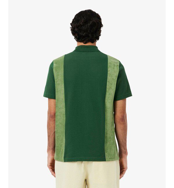 LACOSTE「サイドパネルパイル地切り替えゴルフポロシャツ」|ポロシャツ|