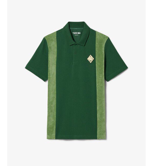 LACOSTE「サイドパネルパイル地切り替えゴルフポロシャツ」|ポロシャツ|