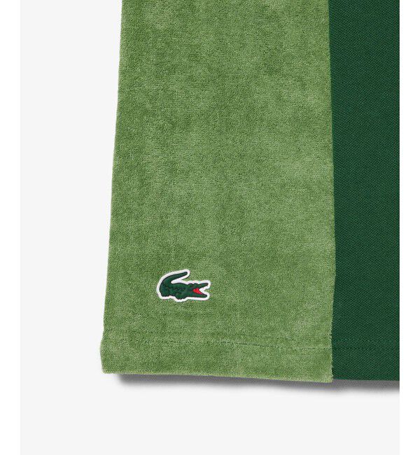 LACOSTE「サイドパネルパイル地切り替えゴルフポロシャツ」|ポロシャツ|