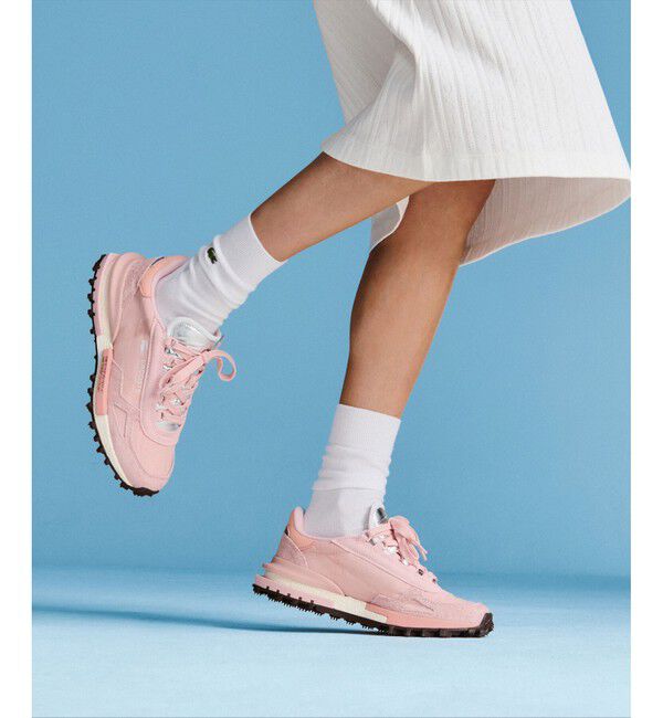 LACOSTE「レディース ELITE ACTIVE 126 2 SFA / スパイクソール エリートアクティブスニーカー」|スニーカー|ピンク