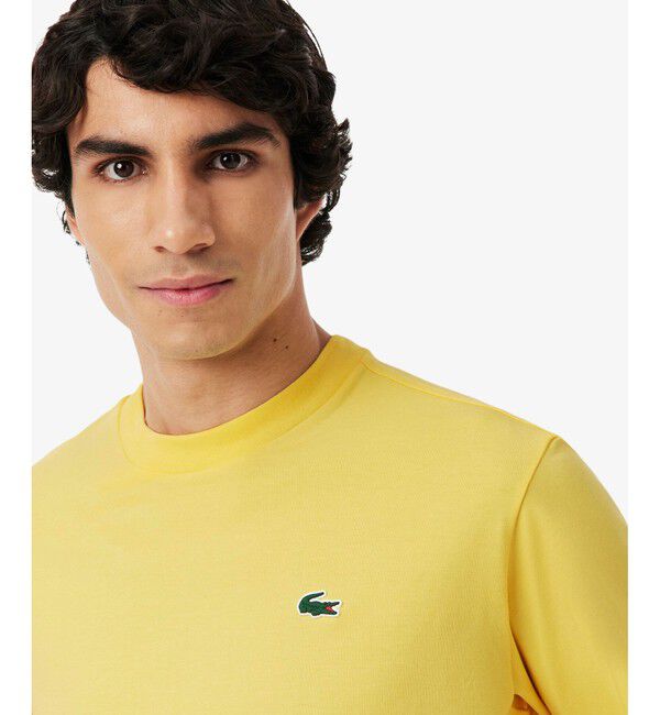 LACOSTE「ゴルフグラフィックバックプリントウルトラドライTシャツ」|Tシャツ・カットソー|