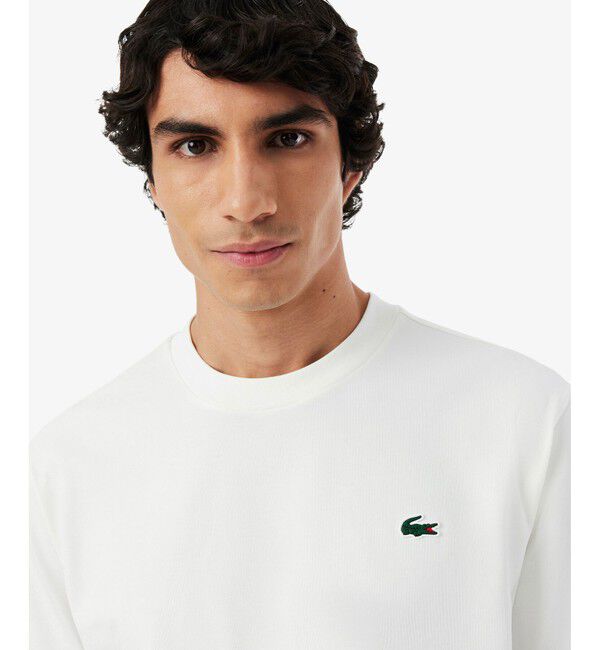 LACOSTE「ゴルフグラフィックバックプリントウルトラドライTシャツ」|Tシャツ・カットソー|