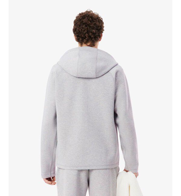 LACOSTE「ダブルフェイススウェットジップフーディー」|パーカー|