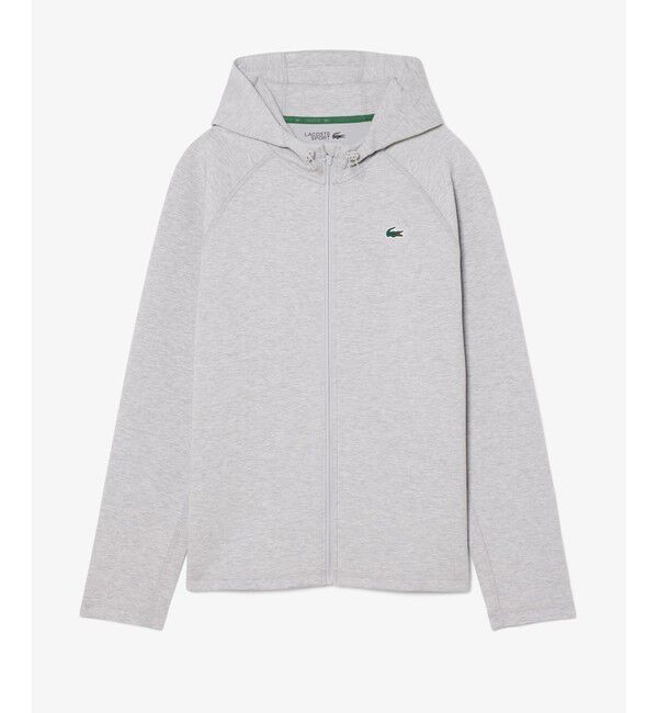 LACOSTE「ダブルフェイススウェットジップフーディー」|パーカー|