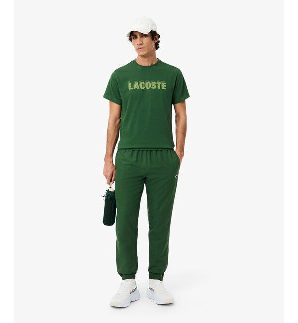 LACOSTE「ブランドネームロゴプリントウルトラドライTシャツ」|Tシャツ・カットソー|
