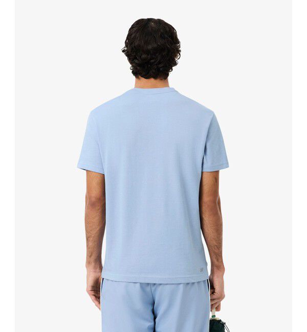 LACOSTE「ブランドネームロゴプリントウルトラドライTシャツ」|Tシャツ・カットソー|
