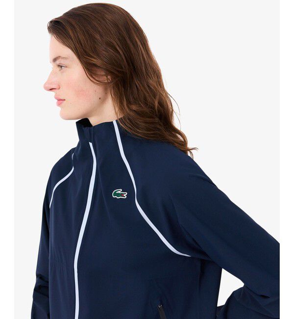 LACOSTE「ウォータープルーフストレッチゴルフジャケット」|カーディガン|