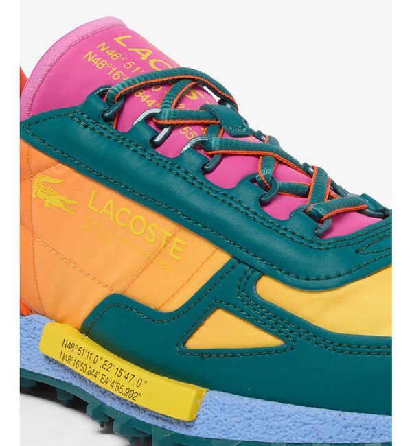 LACOSTE「メンズ ELITE ACTIVE 1261 SMA グラデーションカラー エリートアクティブ スニーカー」|スニーカー|