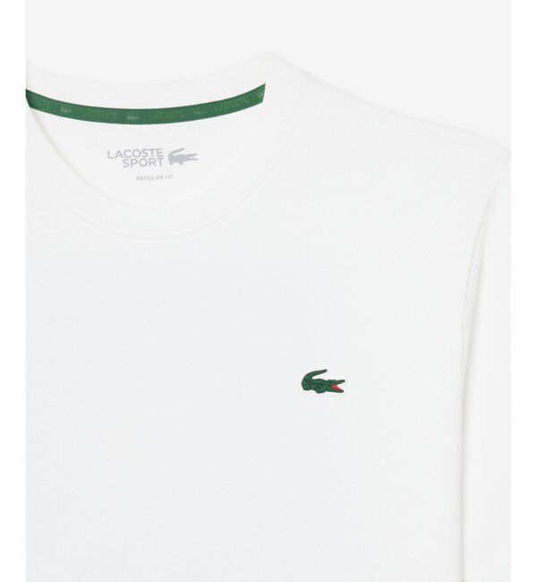 LACOSTE「ボールバスケットバックプリントウルトラドライTシャツ」|Tシャツ・カットソー|