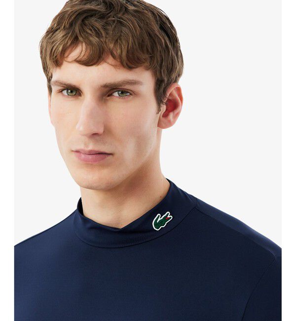 LACOSTE「ウルトラドライモックネックTシャツ」|Tシャツ・カットソー|