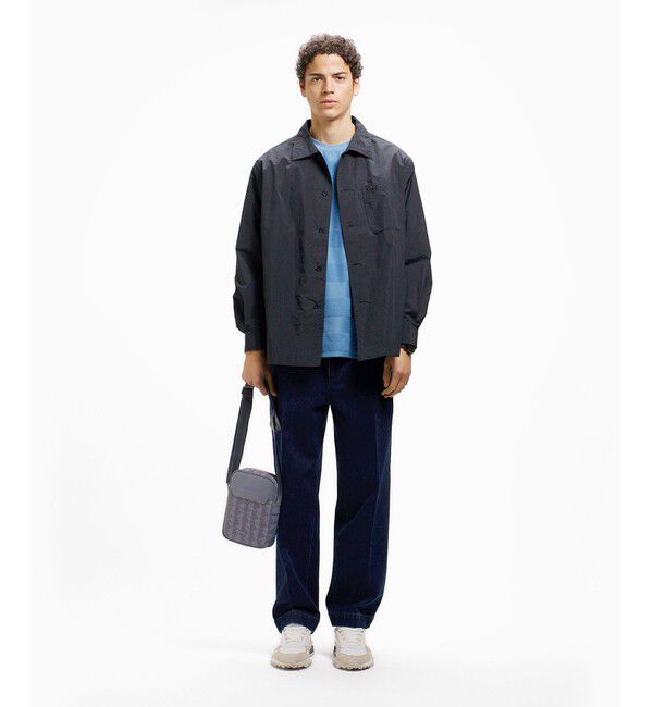 LACOSTE「ナイロンリップシャツジャケット」|シャツ・ブラウス|
