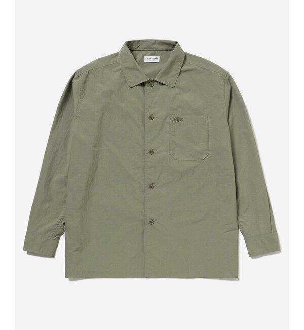 LACOSTE「ナイロンリップシャツジャケット」|シャツ・ブラウス|