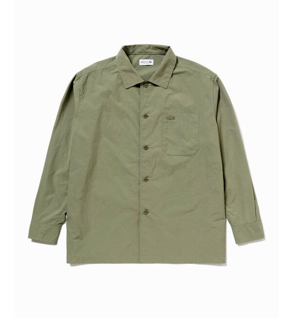 LACOSTE「ナイロンリップシャツジャケット」|シャツ・ブラウス|