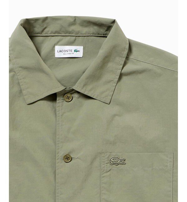 LACOSTE「ナイロンリップシャツジャケット」|シャツ・ブラウス|