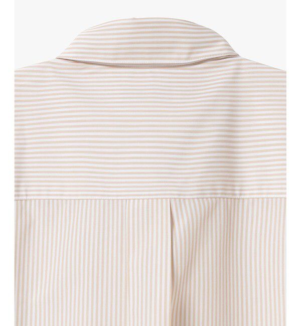 LACOSTE「レイヤード風デザイン ストライプシャツ」|シャツ・ブラウス|