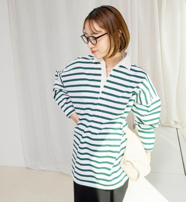 Rie Miller「ウォッシャブルBIGシルエットラガーシャツ」|Tシャツ・カットソー|