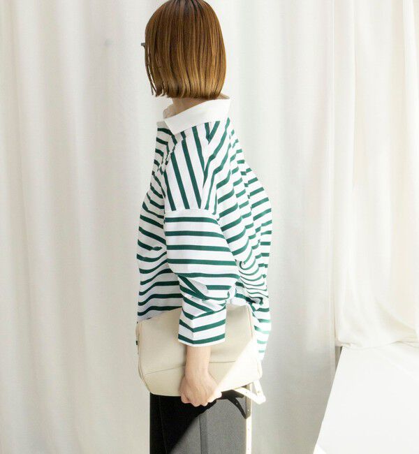 Rie Miller「ウォッシャブルBIGシルエットラガーシャツ」|Tシャツ・カットソー|