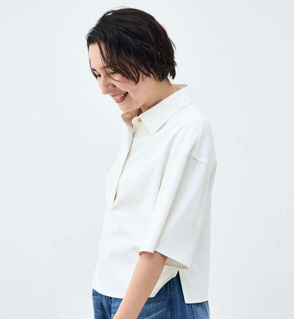NOLLEY'S「《セットアップ対応》ウォッシャブルイージーツイルシャツ」|シャツ・ブラウス|