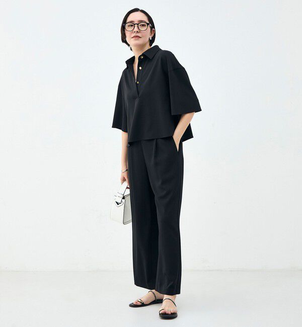 NOLLEY'S「《セットアップ対応》ウォッシャブルイージーツイルシャツ」|シャツ・ブラウス|